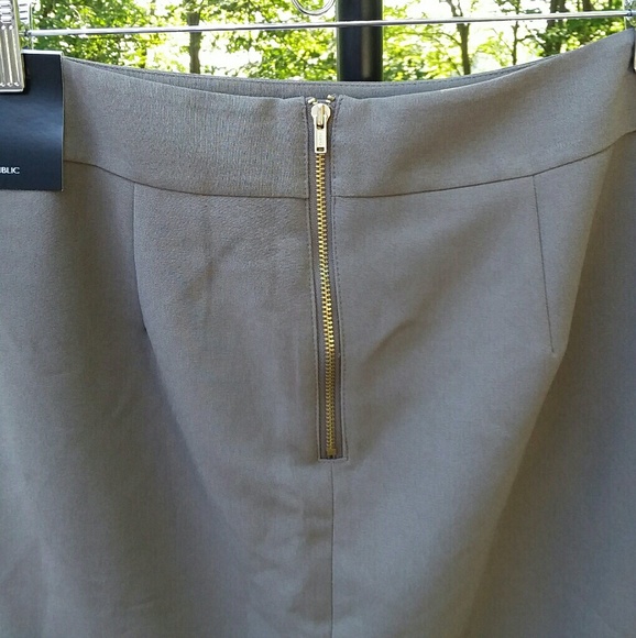 Banana Republic Lined Skirt Size:8 Brown Grayish - Picture 6 of 8